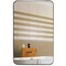 Wall-Mounted Rectangle Bathroom Mirror with Metal Frame Suitable for Home or Offices